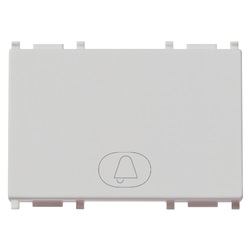 Tasto 3M simbolo campanello Silver Plana 