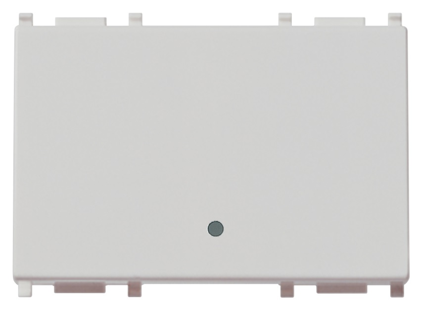 Tasto 3M illuminabile Silver Plana 