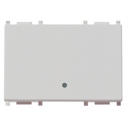 Tasto 3M illuminabile Silver Plana 
