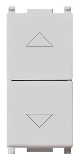 Due pulsanti interbl.1P NO+NO10A Silver Plana 