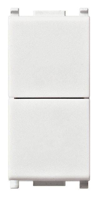 Pulsanti indipendenti 1P NO+NO 10A 250V bianco per controllo circuiti elettrici