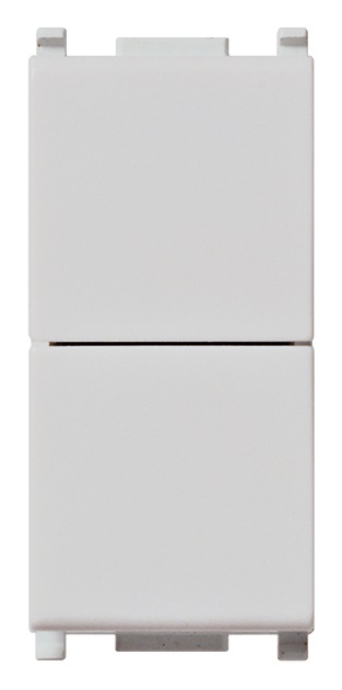 Pulsanti indipendenti 1P NO+NO 10A 250V Silver per controllo circuiti elettrici