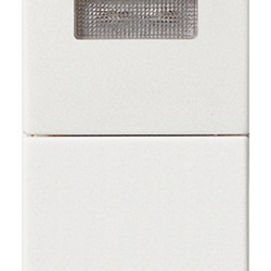 Pulsante 1P NO 10A + spia bianca bianco Plana 