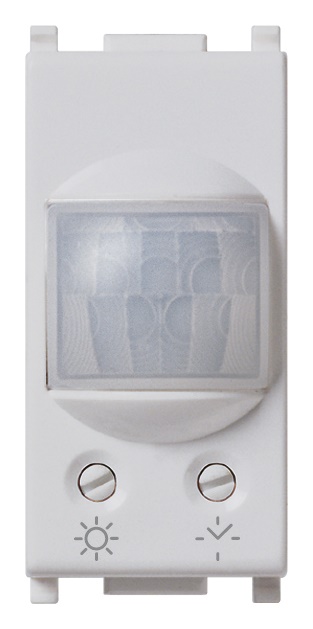 Interruttore IR a relè 230V sensore movimento crepuscolare temporizzatore Silver