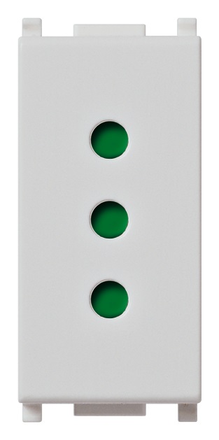 Presa 2P+T 10A P11 Silver Plana 