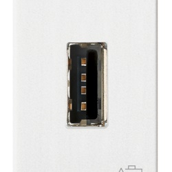 Unità alimentazione USB 5V 1,5A cavo 1m bianco per dispositivi elettronici