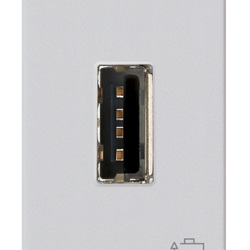 UnitÃ  alimentazione USB 5V1,5A 1M Silver Plana