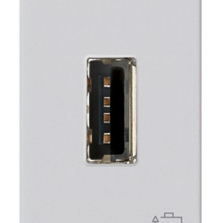 Unità alimentazione USB 5V 1,5A cavo 1m compatta per dispositivi elettronici Silver
