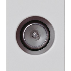 Presa TV-RD-SAT passante Silver Plana 