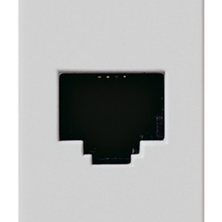 Presa RJ11 6/4 contatti morsetti a vite materiale antibatterico bianco