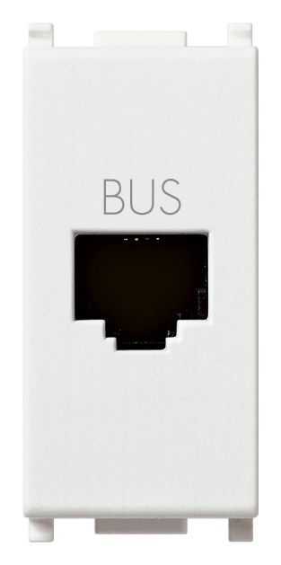 Presa RJ11 speciale per bus morsetti a vite colore bianco