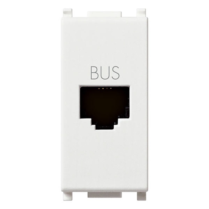 Presa RJ11 speciale per BUS bianco Plana 