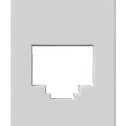 Adattatore RJ45 AMP Avaya Silver Plana 