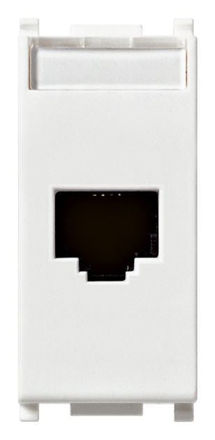 Presa RJ45 Netsafe Cat5e UTP 8 contatti cablaggio universale bianco