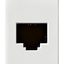 Presa RJ45 Netsafe Cat6 UTP 8 contatti morsetti 110 bianco cablaggio universale T568A/B