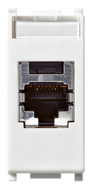 Presa RJ45 Panduit Cat5e FTP schermata cablaggio universale T568A/B bianco