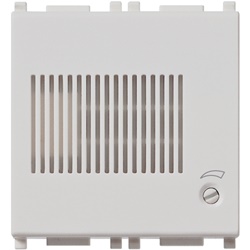 Suoneria elettronica 3 sequenze sonore regolabili 12V Silver 2 moduli