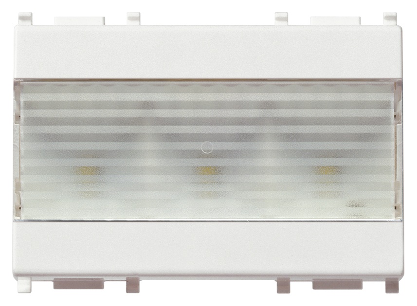Lampada emergenza LED 3 moduli 120-230V autonomia 1 ora bianco