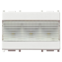 Lampada emergenza LED 3 moduli 120-230V autonomia 1 ora bianco