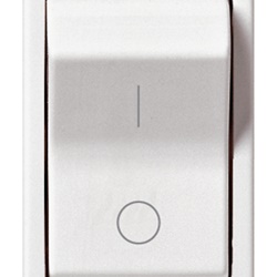 Interruttore magnetotermico 1P C10 120-230V bianco per uso elettrico residenziale