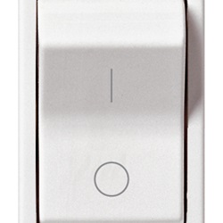 interruttore MT 1P C16 120-230V bianco Plana 