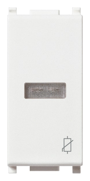 SCUDO limitatore sovratensione 250 V bianco con protezione e segnalazione dintervento