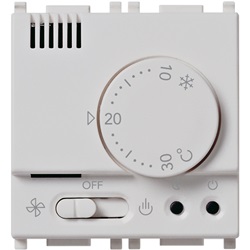 Termostato elettronico 230V Silver Plana 