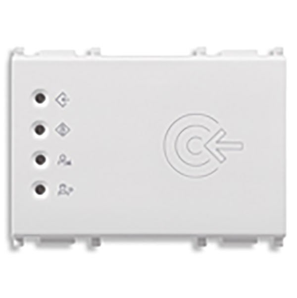 Lettore transponder esterno KNX bianco Plana 