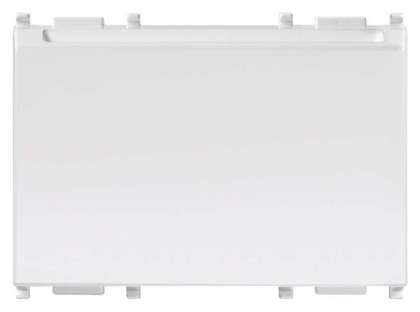 Interruttore a badge verticale bianco Plana 