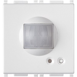 Rivelatore IR domotico bianco 2 moduli rilevamento movimento infrarossi passivi