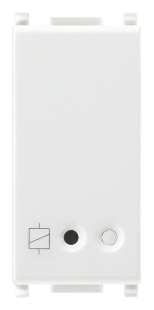 Attuatore relè 1 modulo uscita scambio 6A 120-230V bianco uso elettrico