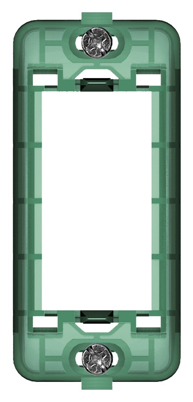 Supporto 1 modulo con viti per pannelli elettrici montaggio rapido