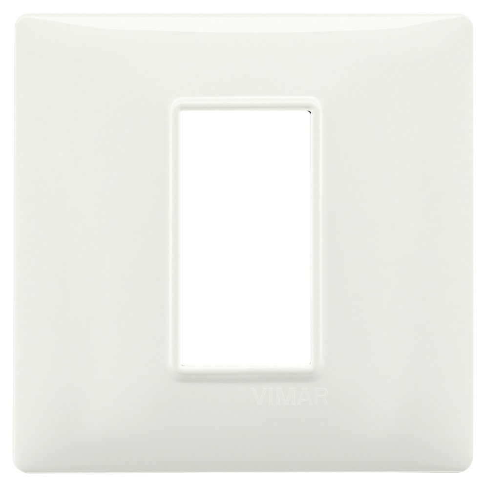 Placca 1M avorio Plana 