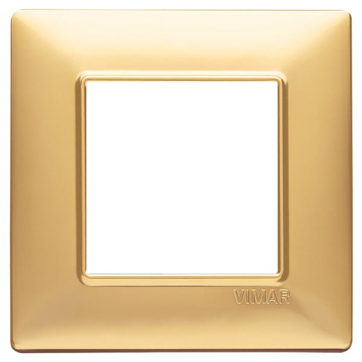 Placca 2M oro opaco Plana 