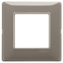 Placca 2M Reflex cenere Plana 