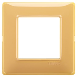 Placca 2M Reflex ambra Plana 