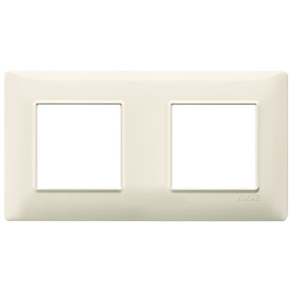 Placca 4M (2+2) int71 beige Plana 