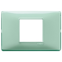 Placca 2M centrali Reflex menta Plana 