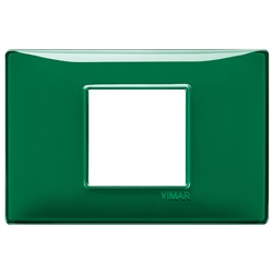 Placca 2M centrali Reflex smeraldo Plana 