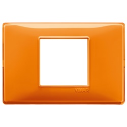 Placca 2M centrali Reflex arancio Plana 