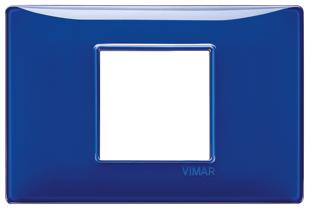 Placca 2M centrali Reflex zaffiro Plana 