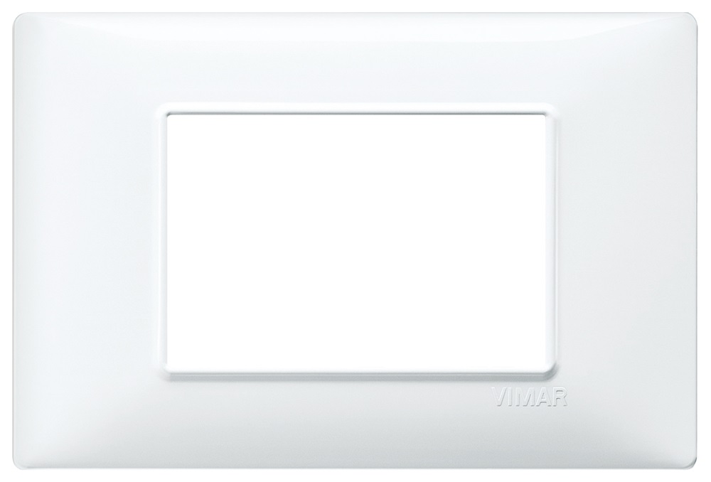 Placca 3P bianco Plana