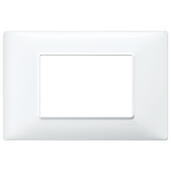 Placca 3P bianco Plana