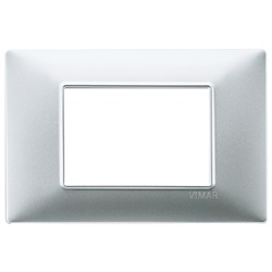 Placca 3P argento opaco Plana