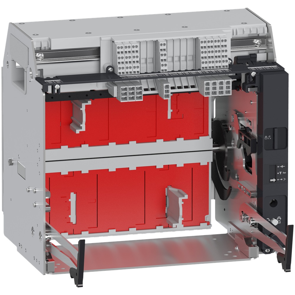 Telaio estraibile senza connessioni - 4 poli - Per NS 630b..1250