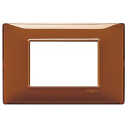 Placca 3 moduli reflex tabacco Plana 