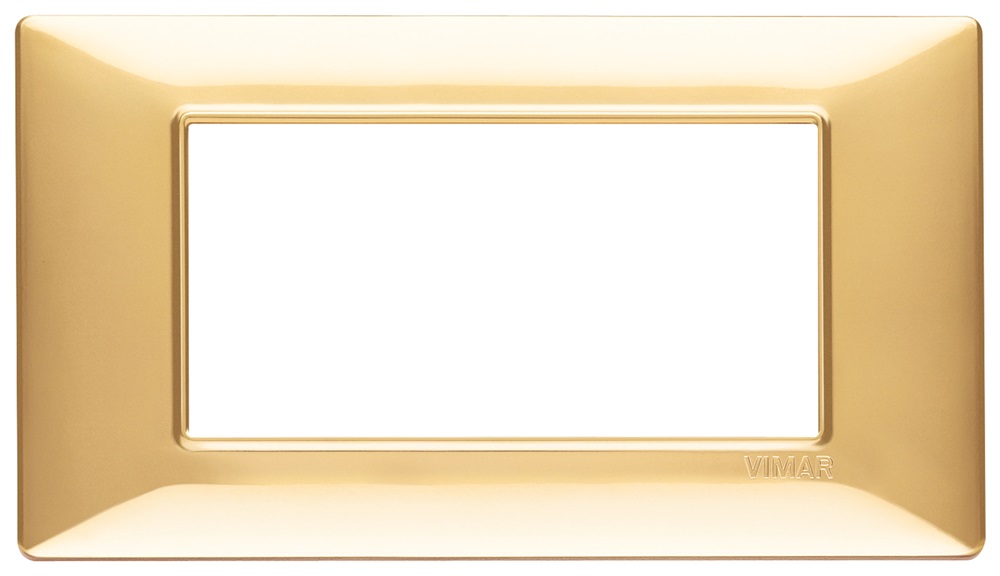 Placca 4M oro lucido Plana 