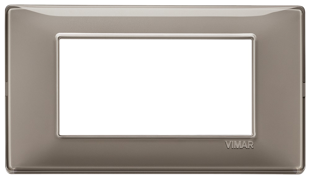 Placca 4M Reflex cenere Plana 