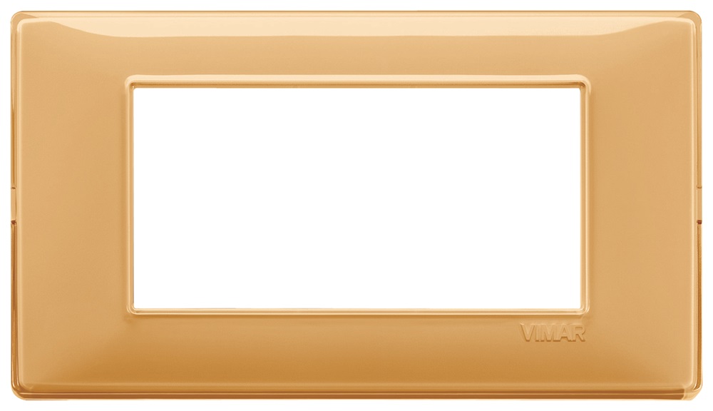 Placca 4M Reflex ambra Plana 
