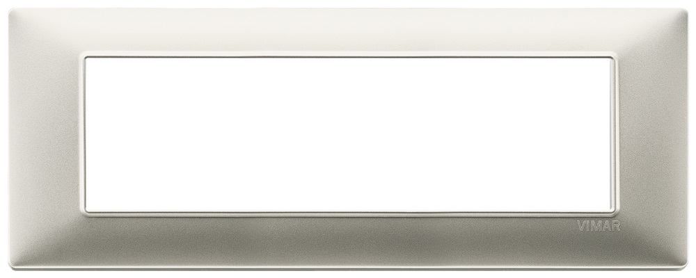 Placca 7M nichel opaco Plana 